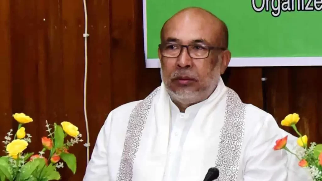 Manipur chief minister N Biren Singh