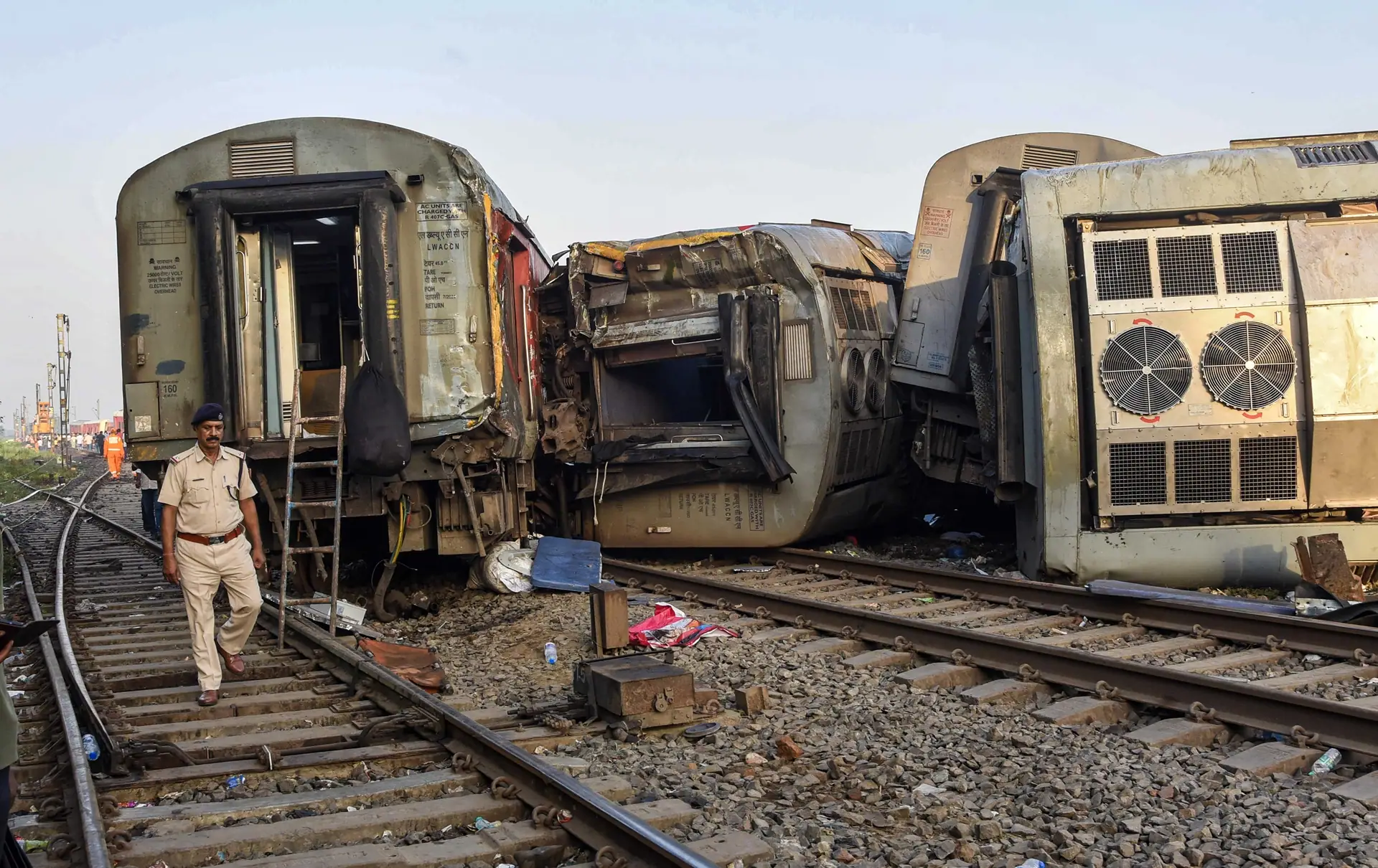 Fault in tracks likely cause for derailment of North East Express