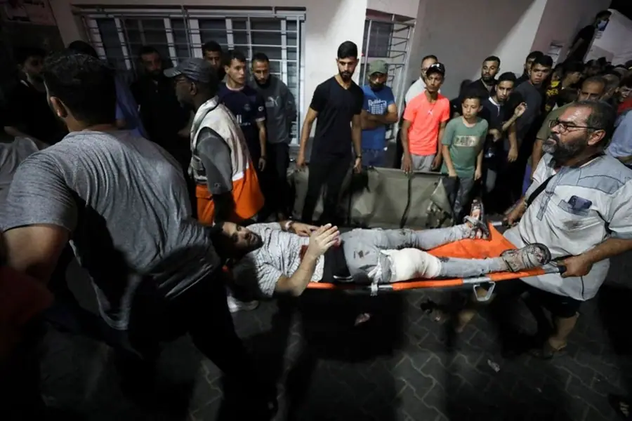 Palestinians were killed in a blast