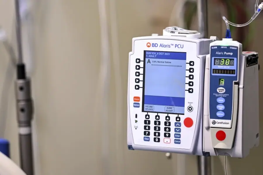 The Medical equipment used to customize ketamine infusions for patients