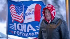 Republican voters across Iowa battled extreme winter weather to caucus on Monday night