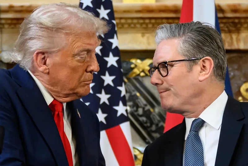 What to watch as Trump addresses the nation about the Iran war 1 Starmer and Trump 01