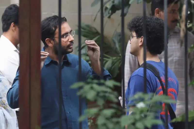 <center><i>Ashutosh Ranka and Saurav Das of the Cockroach Janata Party (CJP) talk after their release at Delhi Cantt Police Station in New Delhi, India, October 11, 2026. (Photo: Reuters) </center></i> 2421807346