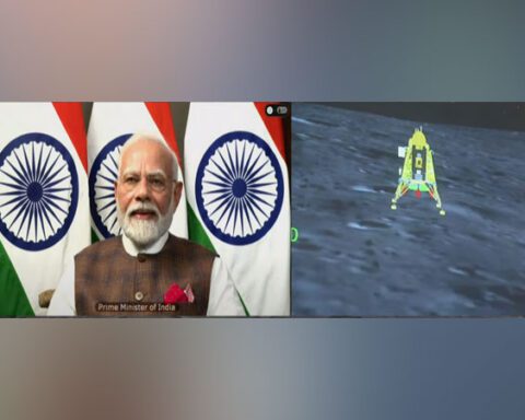 Chandrayaan-3 landed on the moon, creates history