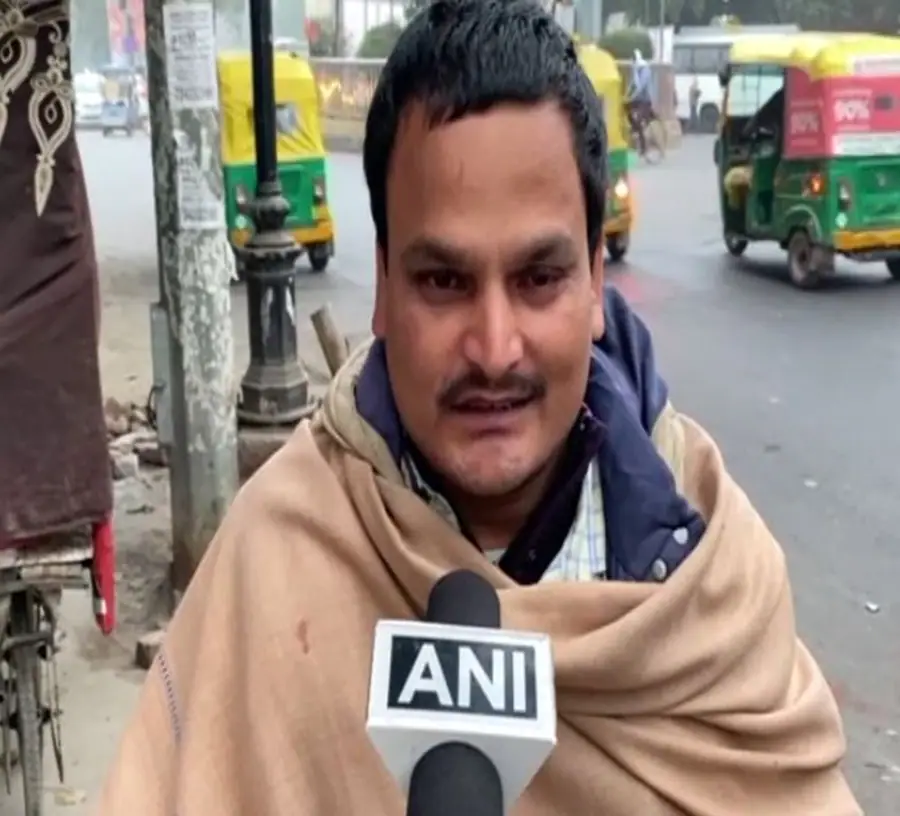 Dense fog continues to cover cities as winter grips North India 5 Ravi Kumar auto driver