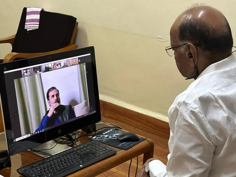 INDIA bloc leaders attend virtual meeting, focus on seat-sharing agenda 1 Sharad Pawar INDIA bloc