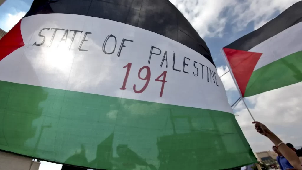 Explainer: What is the two-state solution to the Israeli-Palestinian conflict? 2 State of Palestine Flag