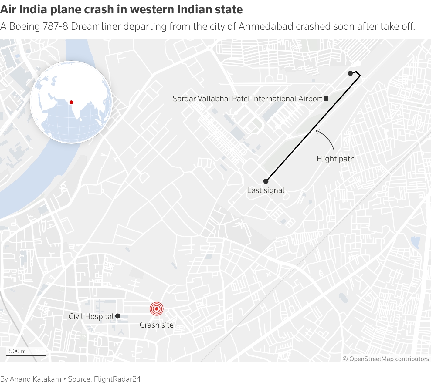Air India crash probe focuses on engine, flaps; India orders safety checks on 787 fleet 1 Air India plane crash