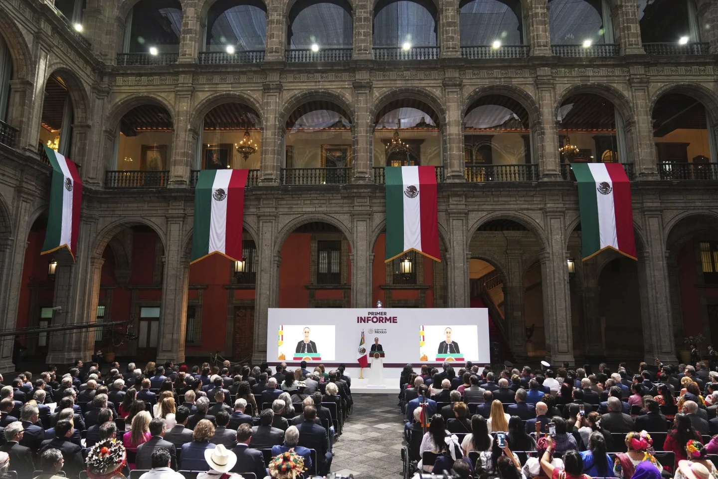 From Trump to social programs: Mexico’s first female president takes stock after a year in office 1 From Trump to social programs 02