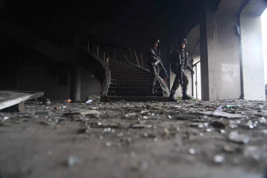 Nepalese army moves to restore order after protest violence intensifies 3 army moves to restore order 02