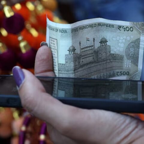 Rupee slips below 96 per dollar level in early trade
