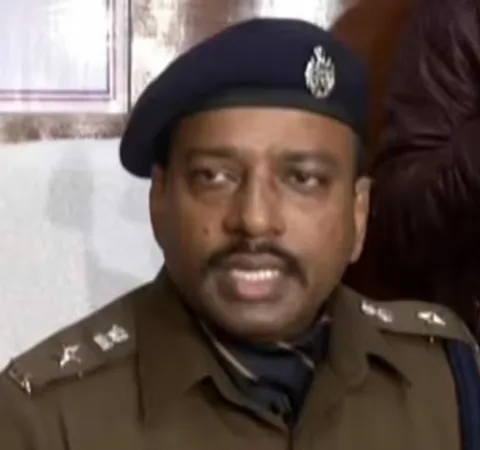 Senior IPS officer Chinmoy Biswal during an official interaction after being appointed IGP (Security/Crime).